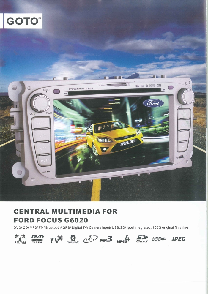 CAR MULTIMEDIA PLAYER PRODUCT CATALOGUE G6020
